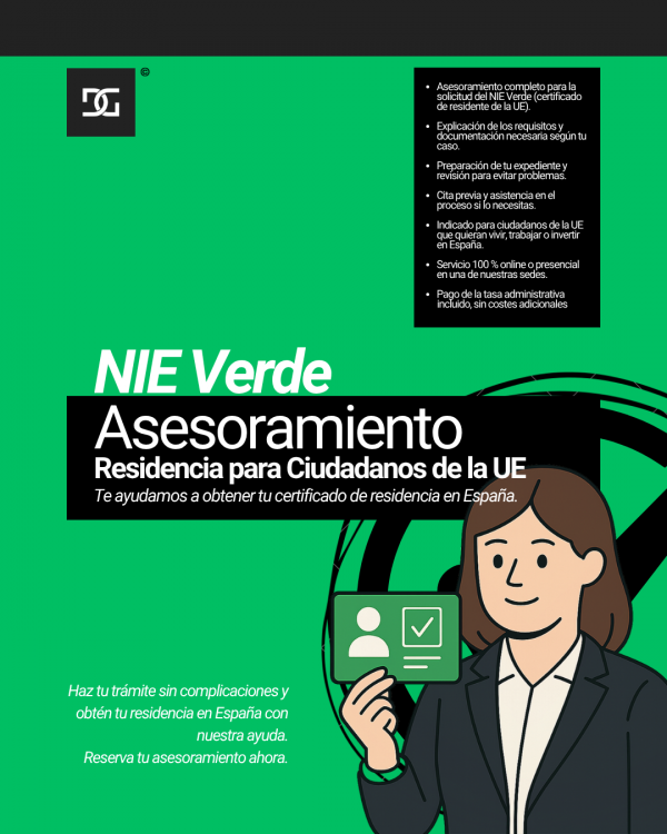 🟢 NIE Verde - Asesoramiento para Ciudadanos de la UE
